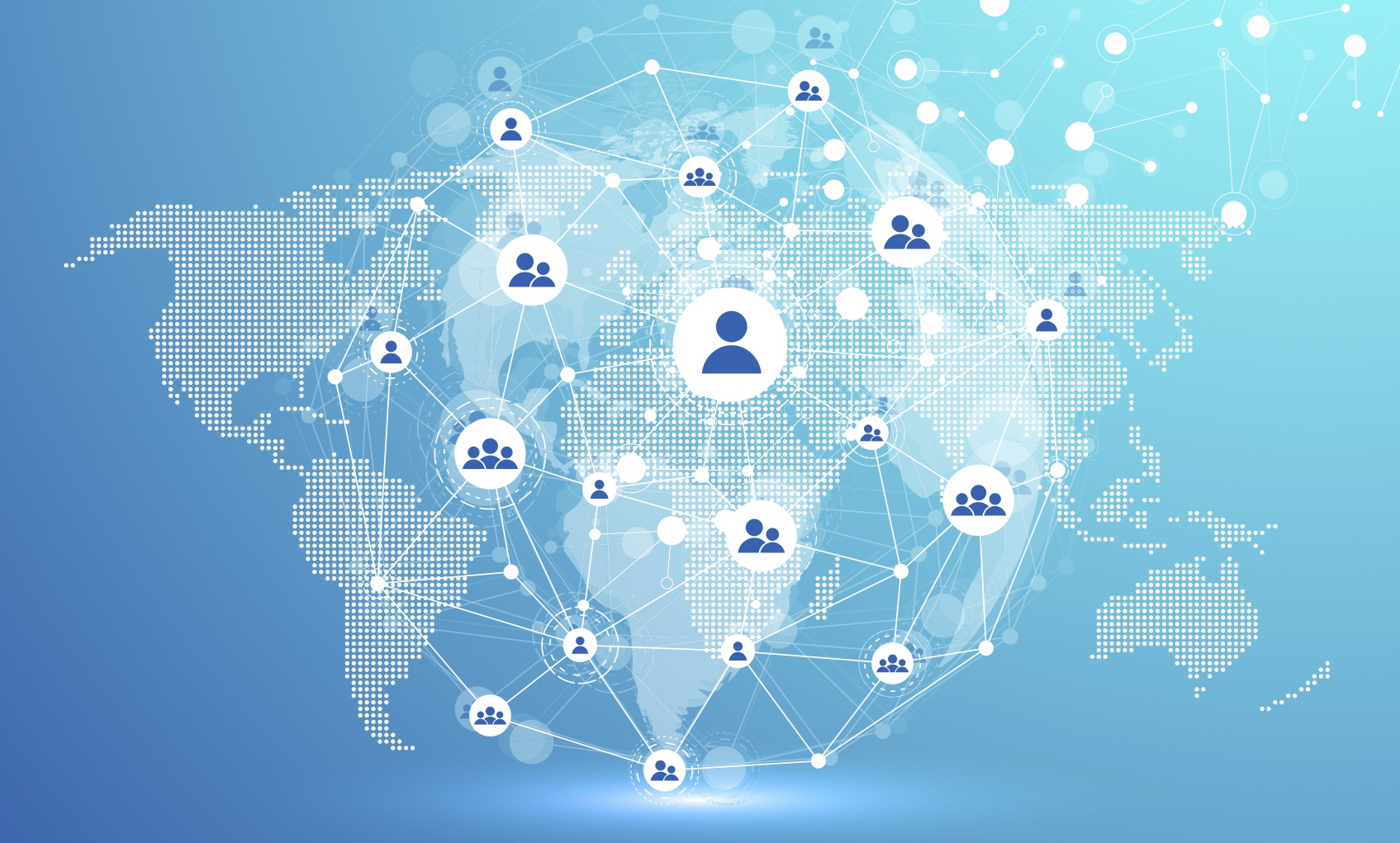 AP Human Geography interconnected world map