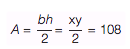 Area of a triangle formula