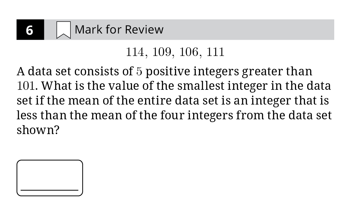 sample sat question 6