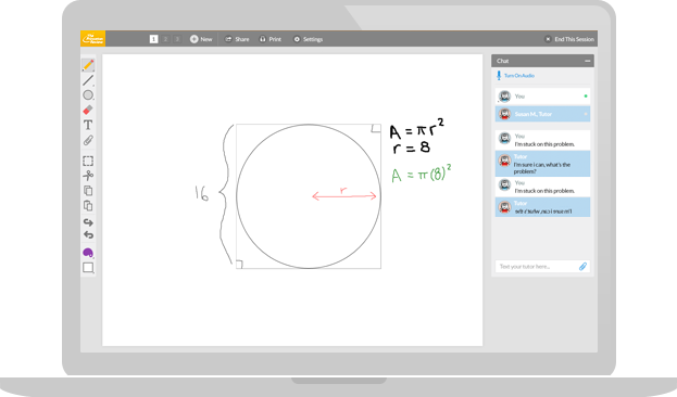 Online geometry tutors