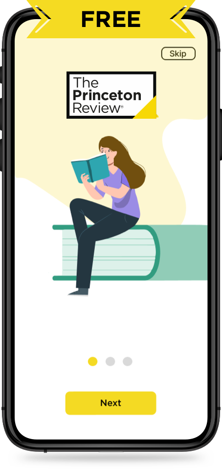 screenshot from the homework app