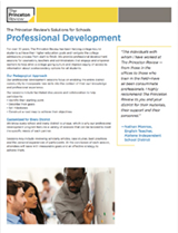 Professional Development flyer