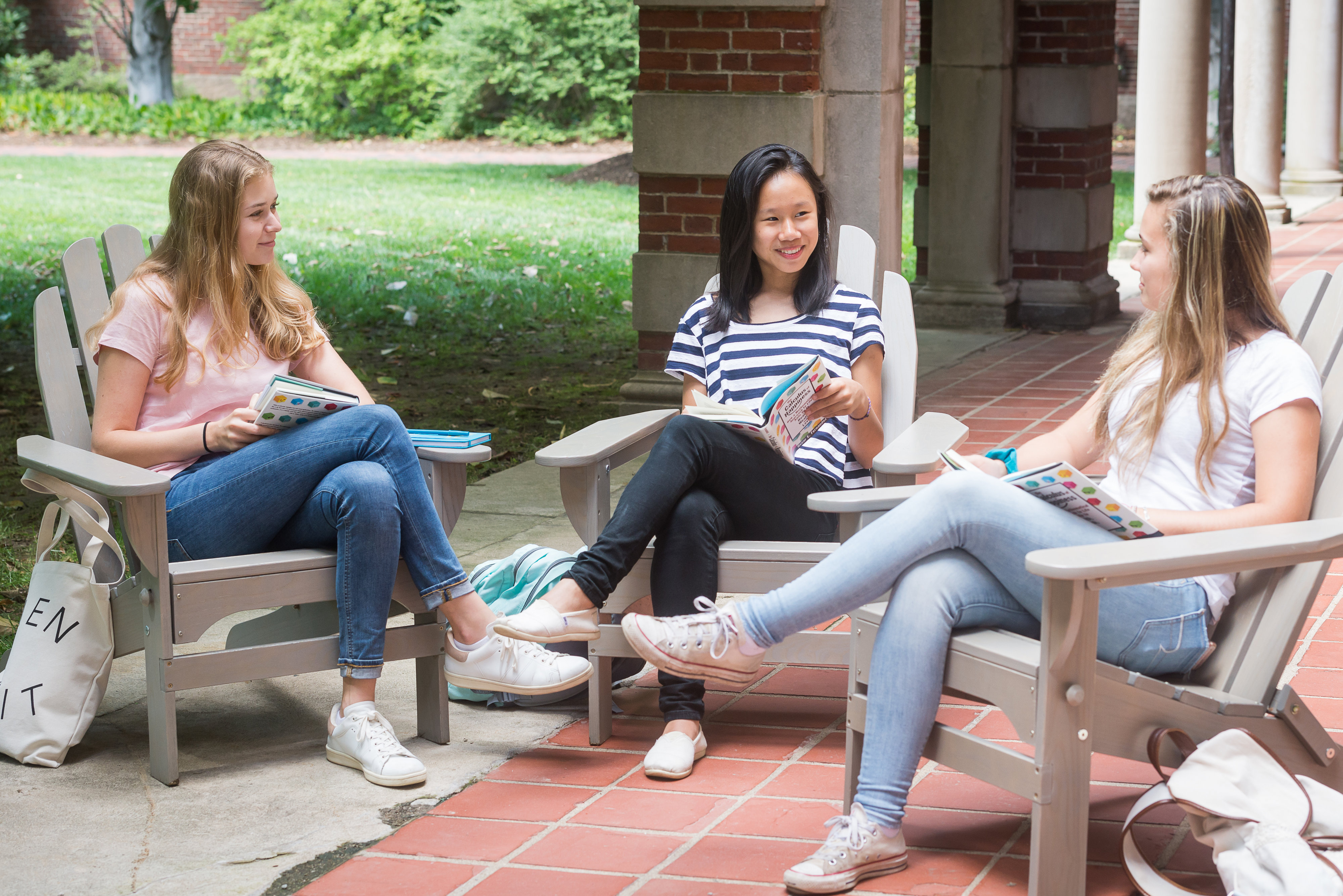 Women in a pre-college team-building program